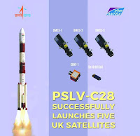 PSLV C28 successfully launched five UK Satellites PSLV C28 successfully launched five UK Satellites