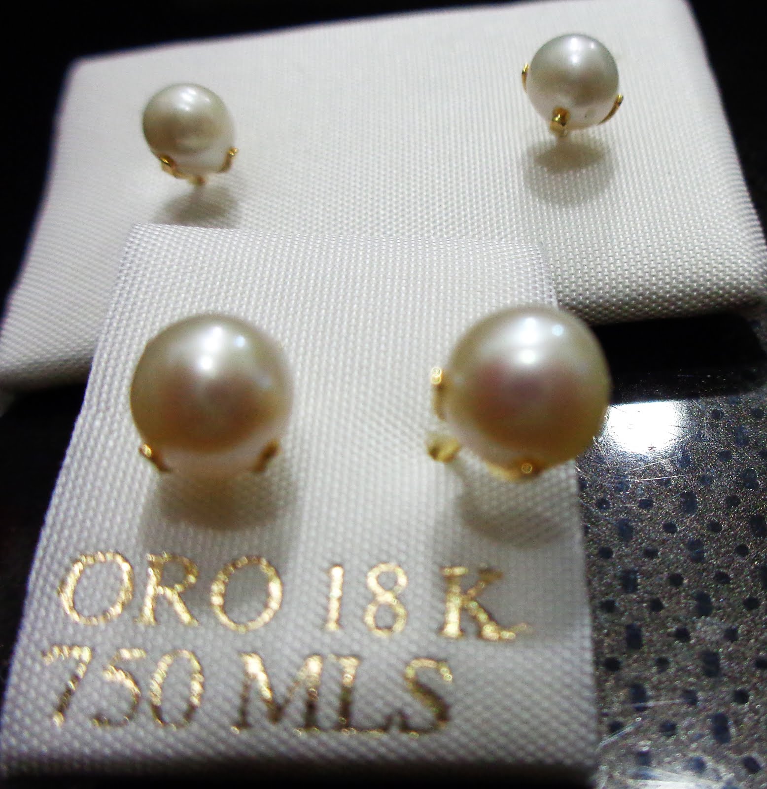 Los pendientes clásicos de perla