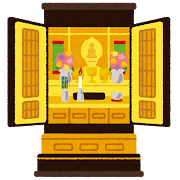 仏壇のイラスト