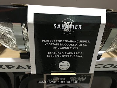 Sabatier Expandable Colander – Expandable arms with a soft feel