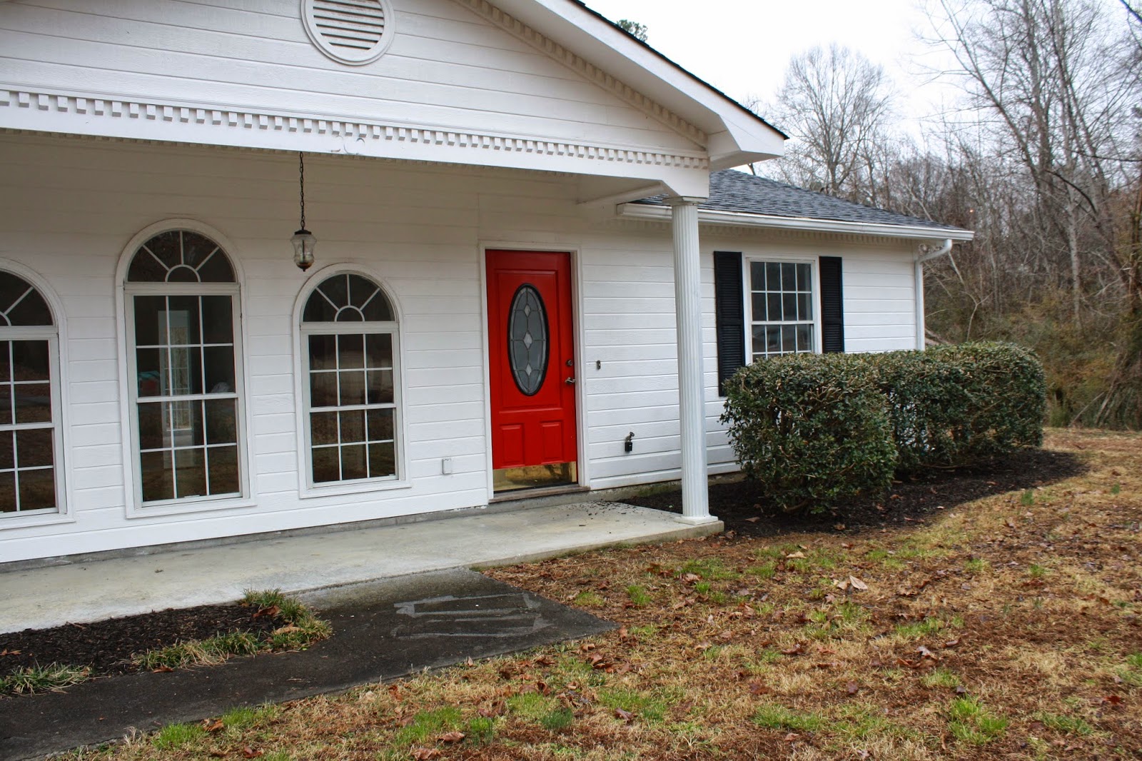 The little white cottage in the woods Our little white cottage