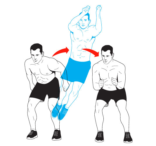 Workout training videos, home hand exercises list, plyometric jumping