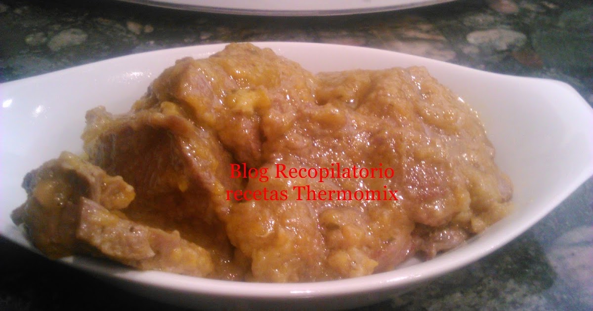 Recopilatorio de recetas thermomix Carrileras de cerdo en salsa a la