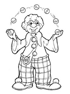Desenhos de Palhaços para Colorir Desenhos de Palhaços para Colorir