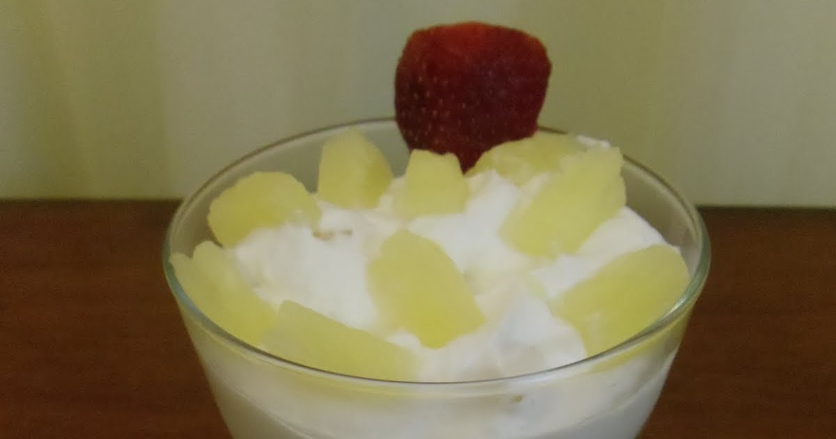 Cherie's Stolen Recipes pineapple and cream