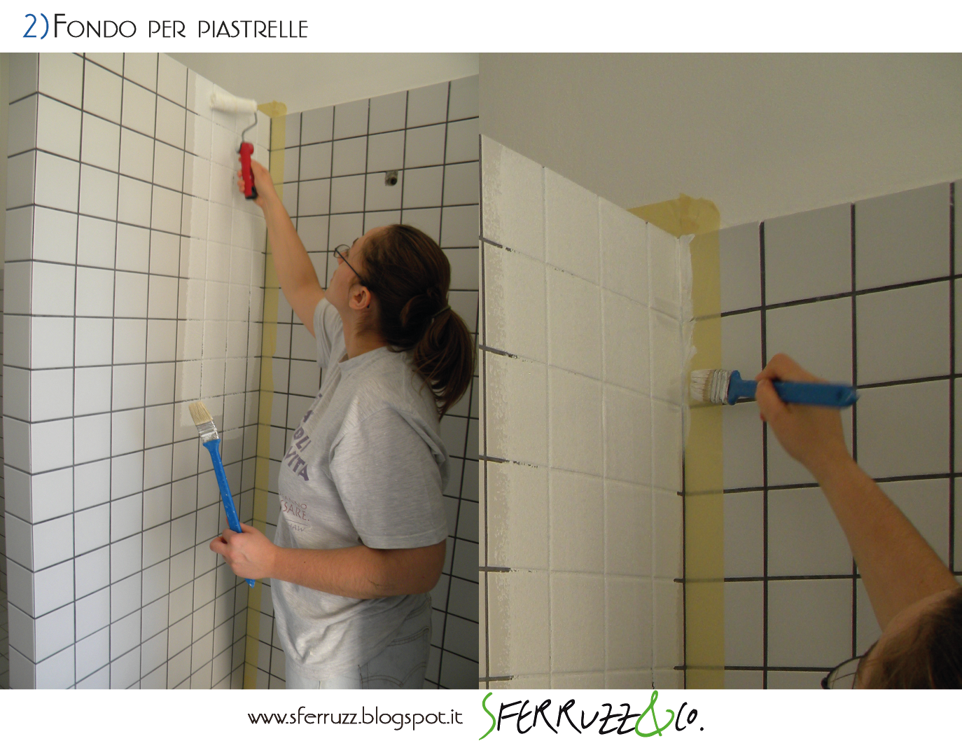 Dipingere piastrelle bagno: scegliere il colore delle pareti ... Pittura decorativa leroy merlin