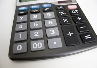 Calculadora de Dinheiro Foto de Calculadora