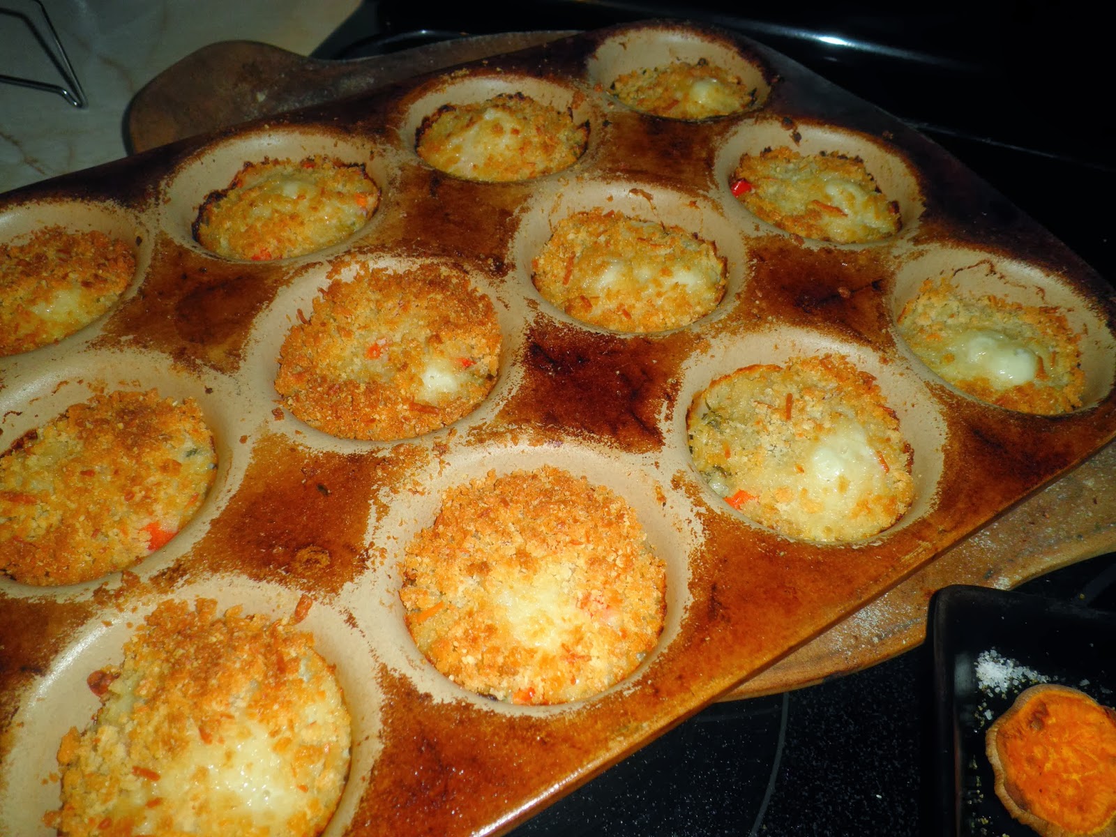 Secrets from the Cookie Princess Chicken Parmesan Meatloaf Cups