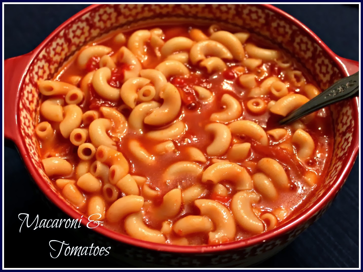 Easy macaroni and tomatoes Aslobet