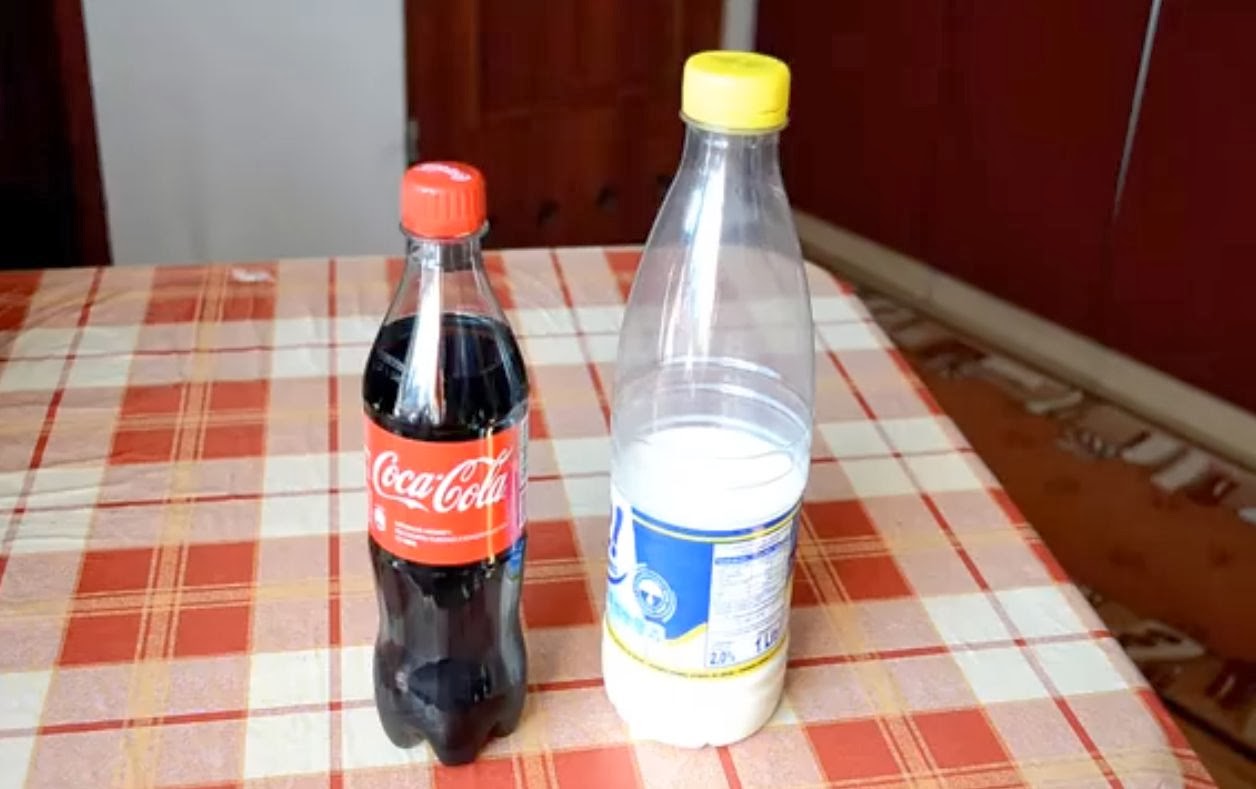 Curiosity••• Something Amazing Happens When You Mix Coke With Milk