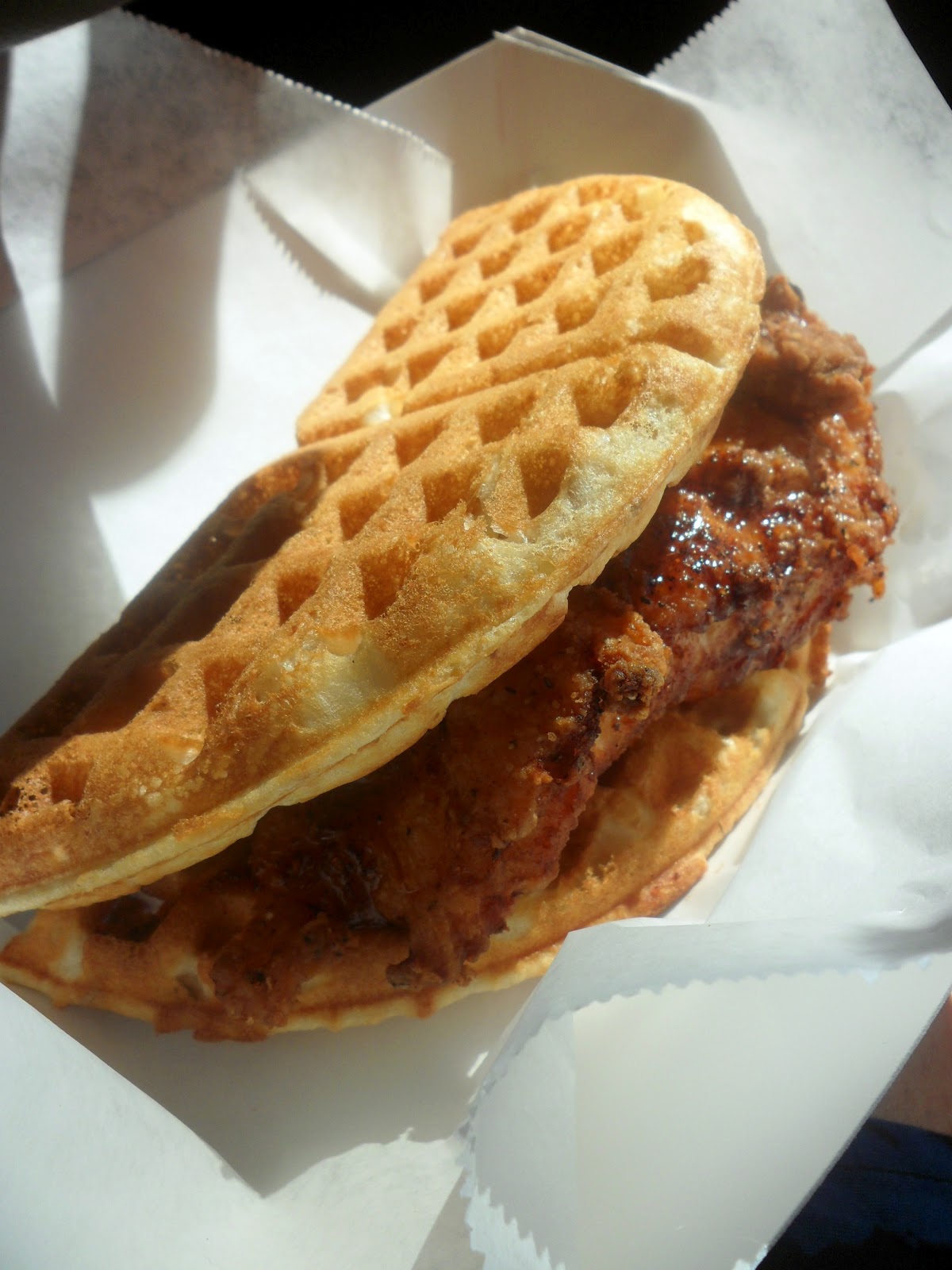 Houston Food Truck Foodie The Waffle Bus