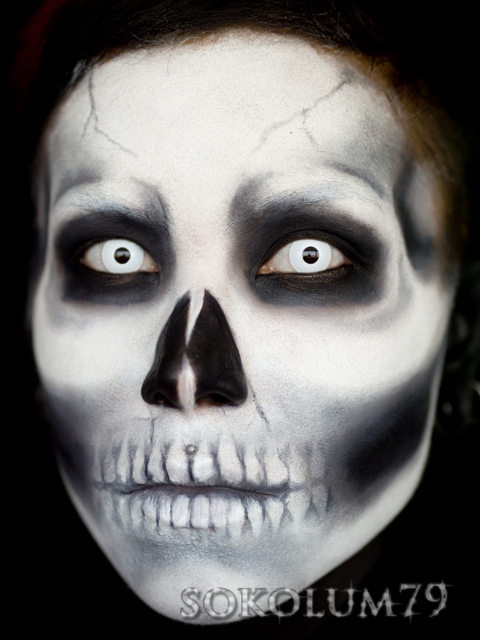 skull makeup skeleton