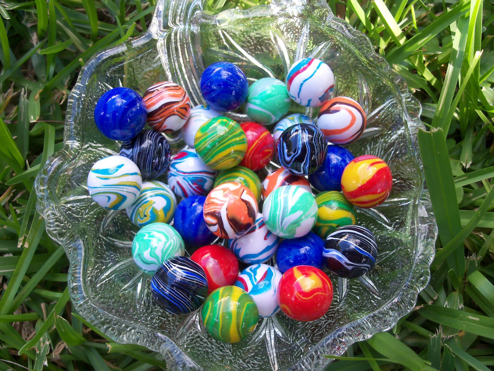 Flowertown Originals Playing with Marbles