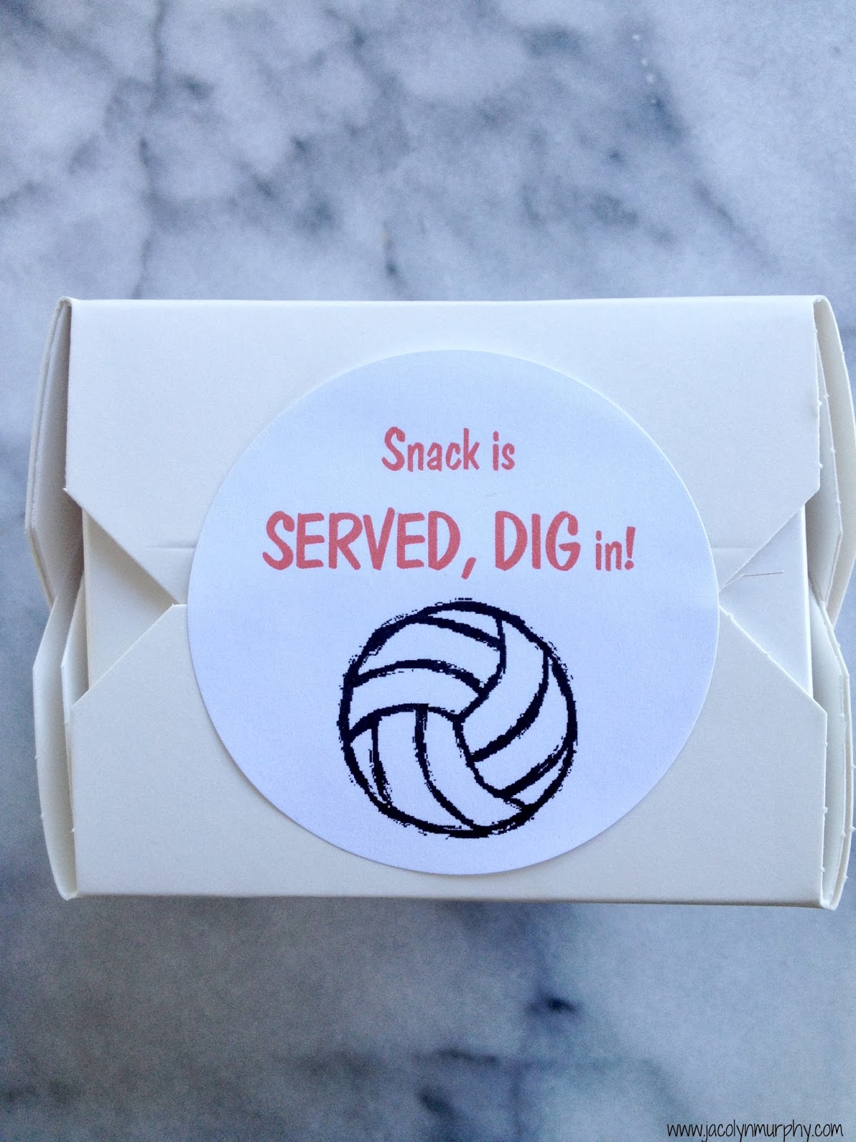Jac o' lyn Murphy My New Job...Volleyball Snack Mom