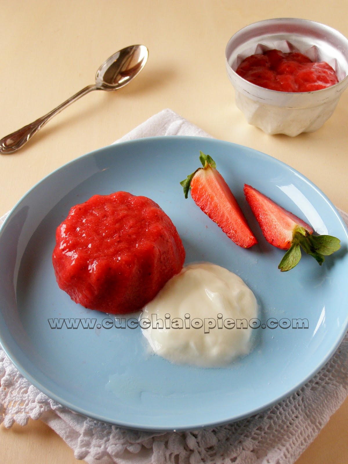gelatina de morango caseira