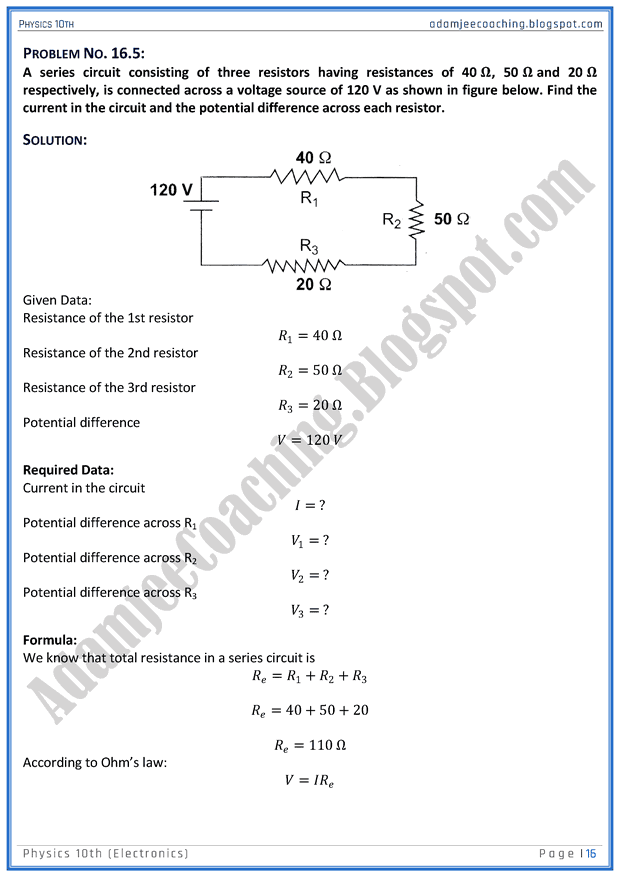 electronics-solved-numericals-physics-10th
