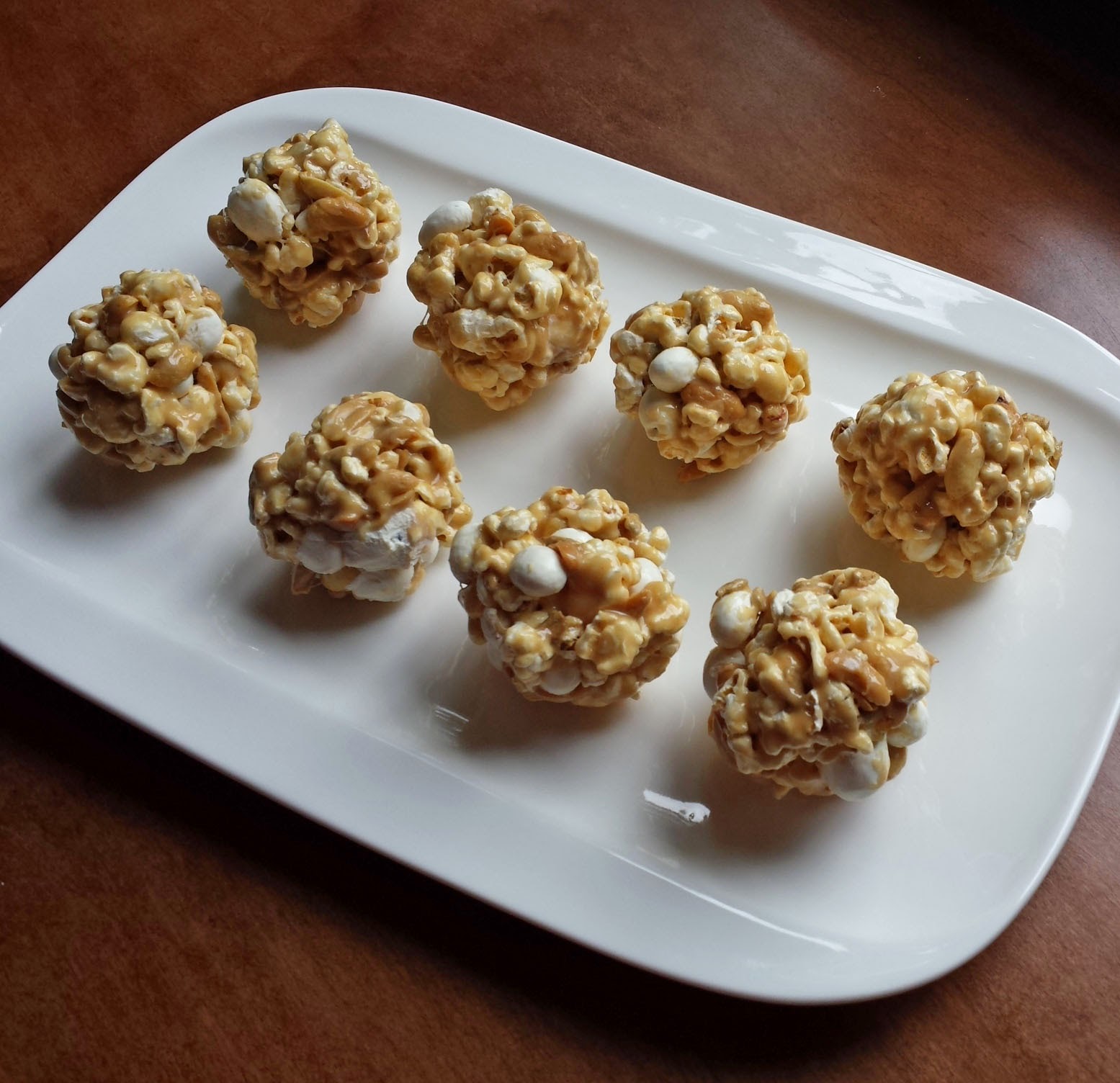 Loaves n Dishes PEANUT BUTTER POPCORN BALLS