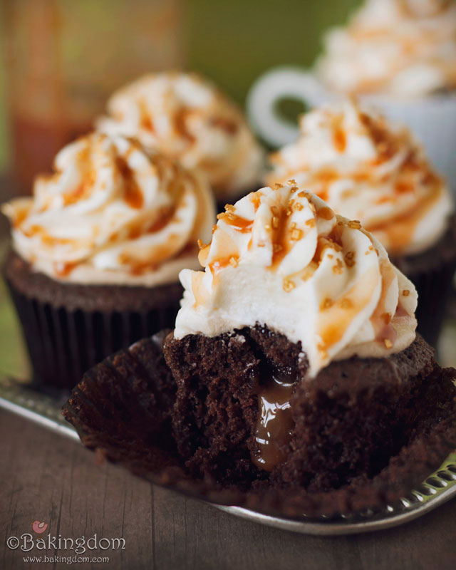 anna and blue paperie Salted Caramel Mocha Cupcakes from Bakingdom