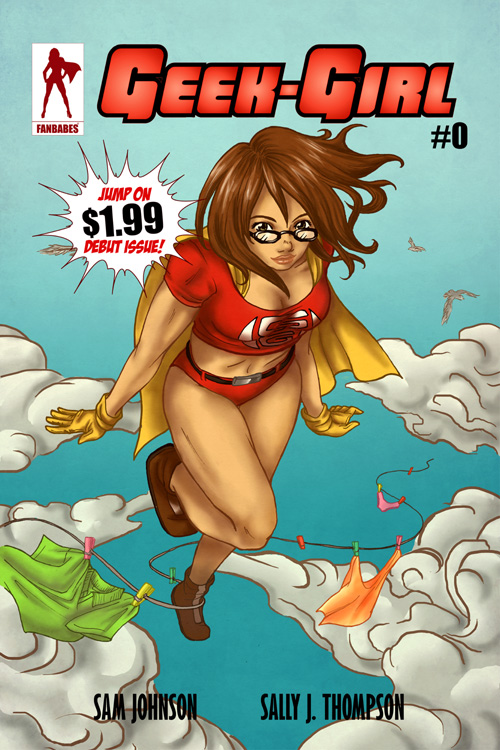 Cartoon Female Geek