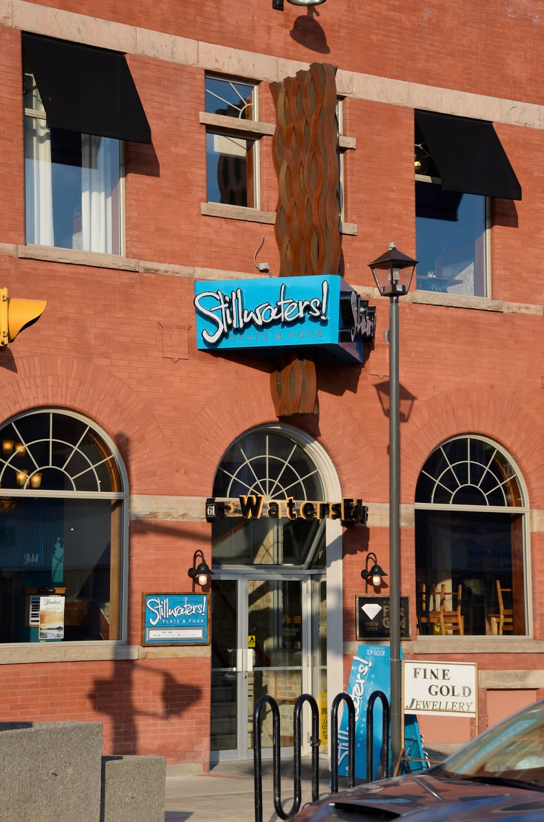 Tips Are Included! Stillwater Plate and Pour