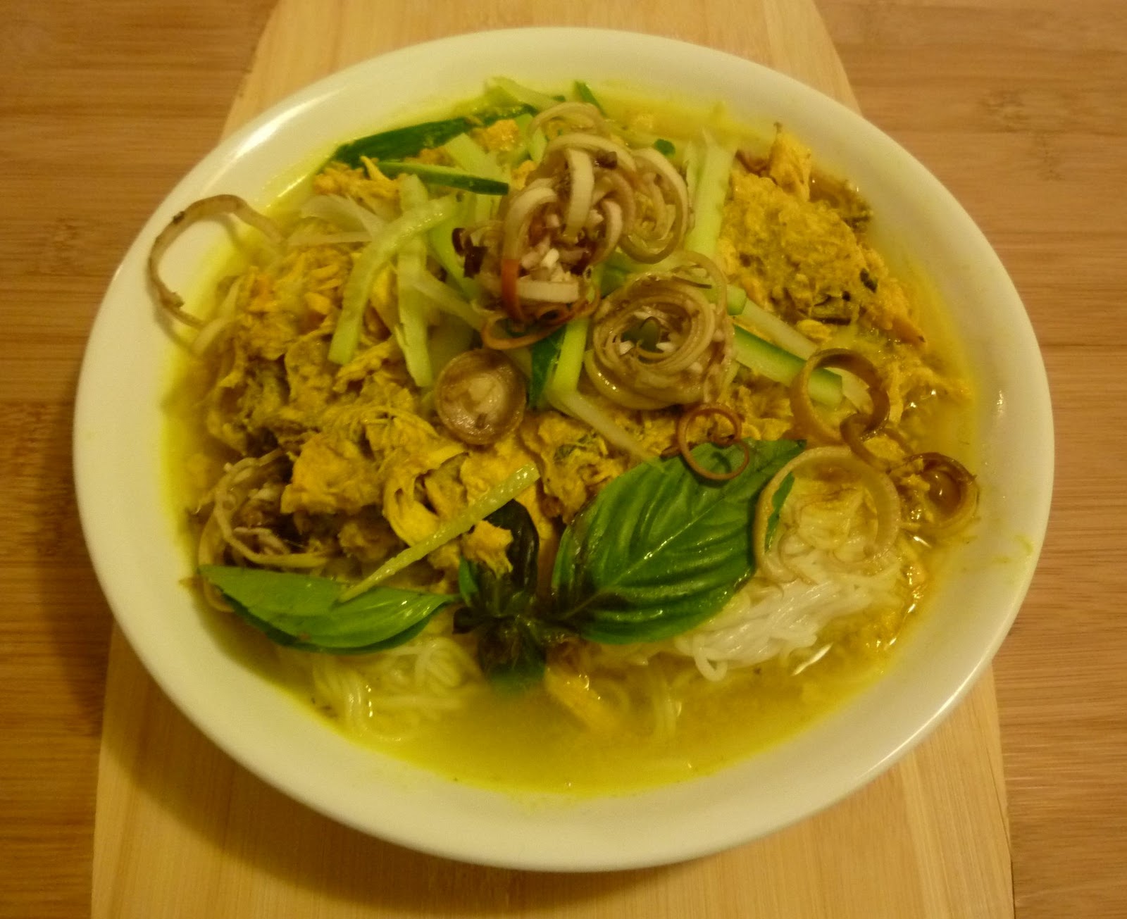Savory Instinct Cambodia Fish Noodle Soup (Nom Pajok)