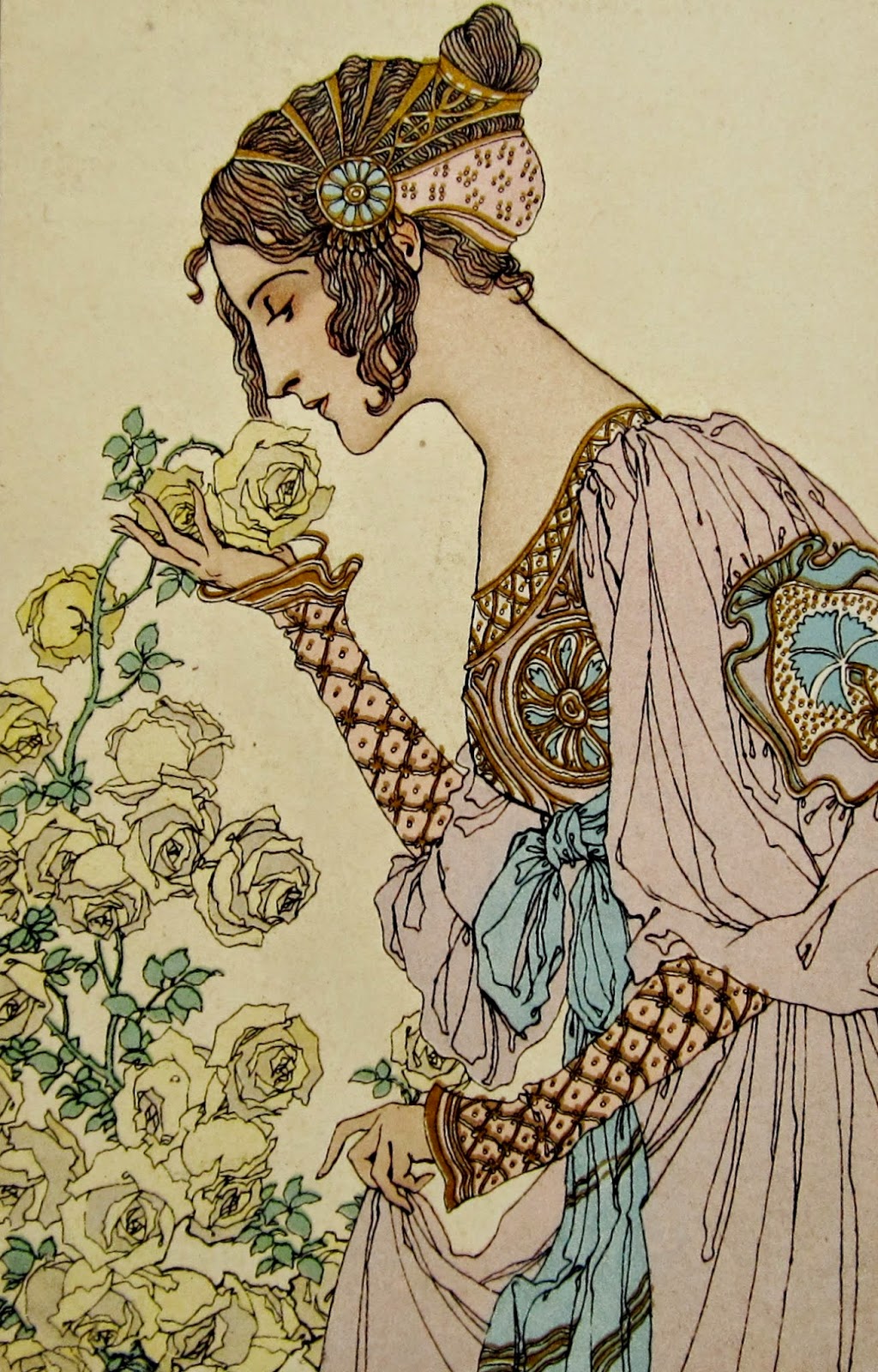 postcardiva postcard blog ART NOUVEAU POSTCARDS