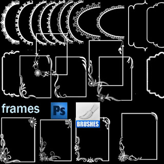 Pinceles de marcos fotográficos para Photoshop