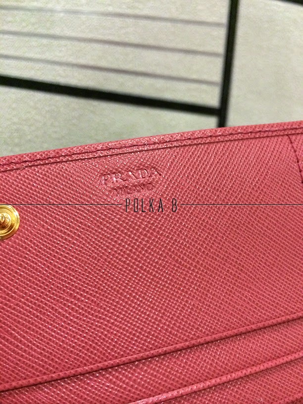 Prada Saffiano Leather Wallet 1M1132 - Tamaris | Polka B ...