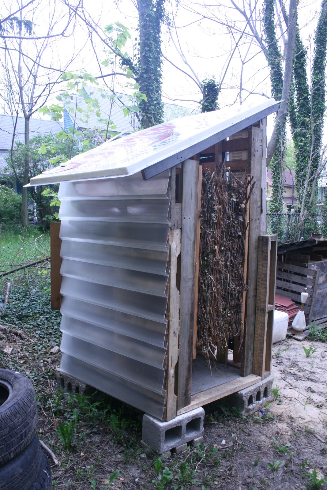 plastic outhouse