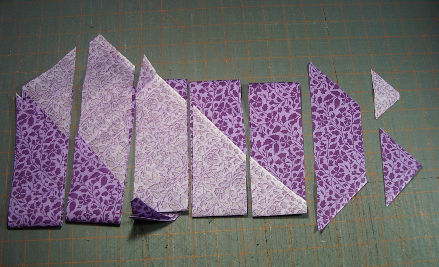 Cat on my Quilt Designs How to sew your Bias cut strips together