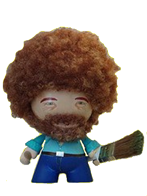 bob ross stuffed animal