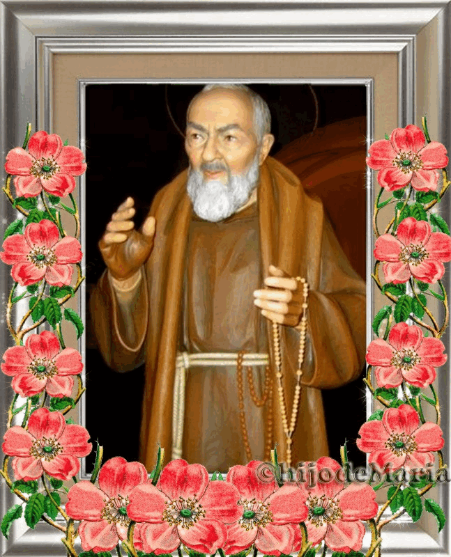 El Rosario es el arma de combate de las batallas espirituales de los Ultimos Tiempos (Padre Pío)... y lo rezaba todo el dia.