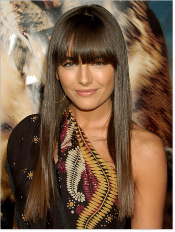 Blunt Bangs Hairstyles - Celebrity Haircut Ideas for Girls - Fashion 