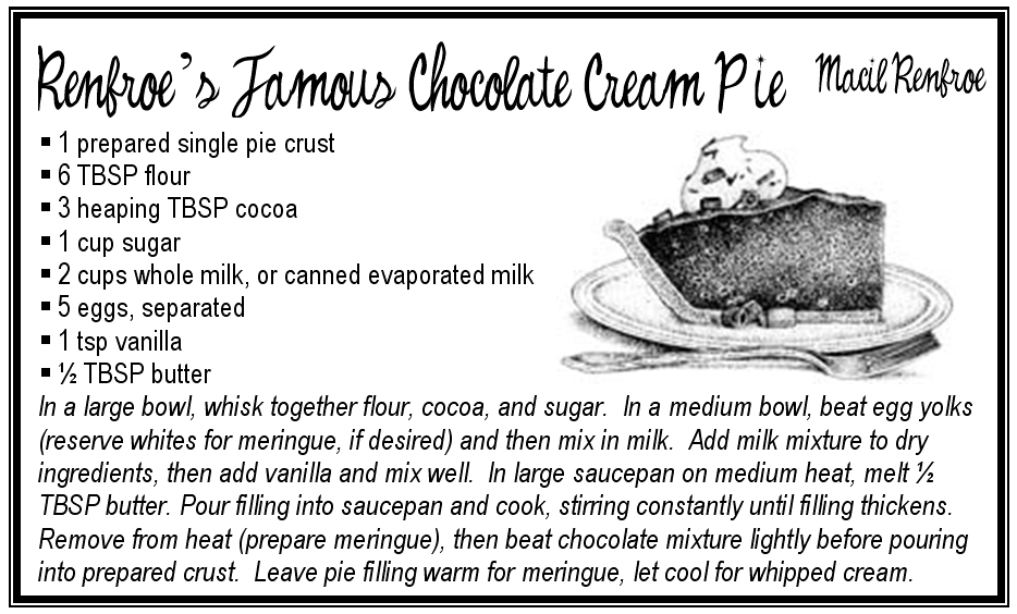 Bex Box Chocolate Cream Pie