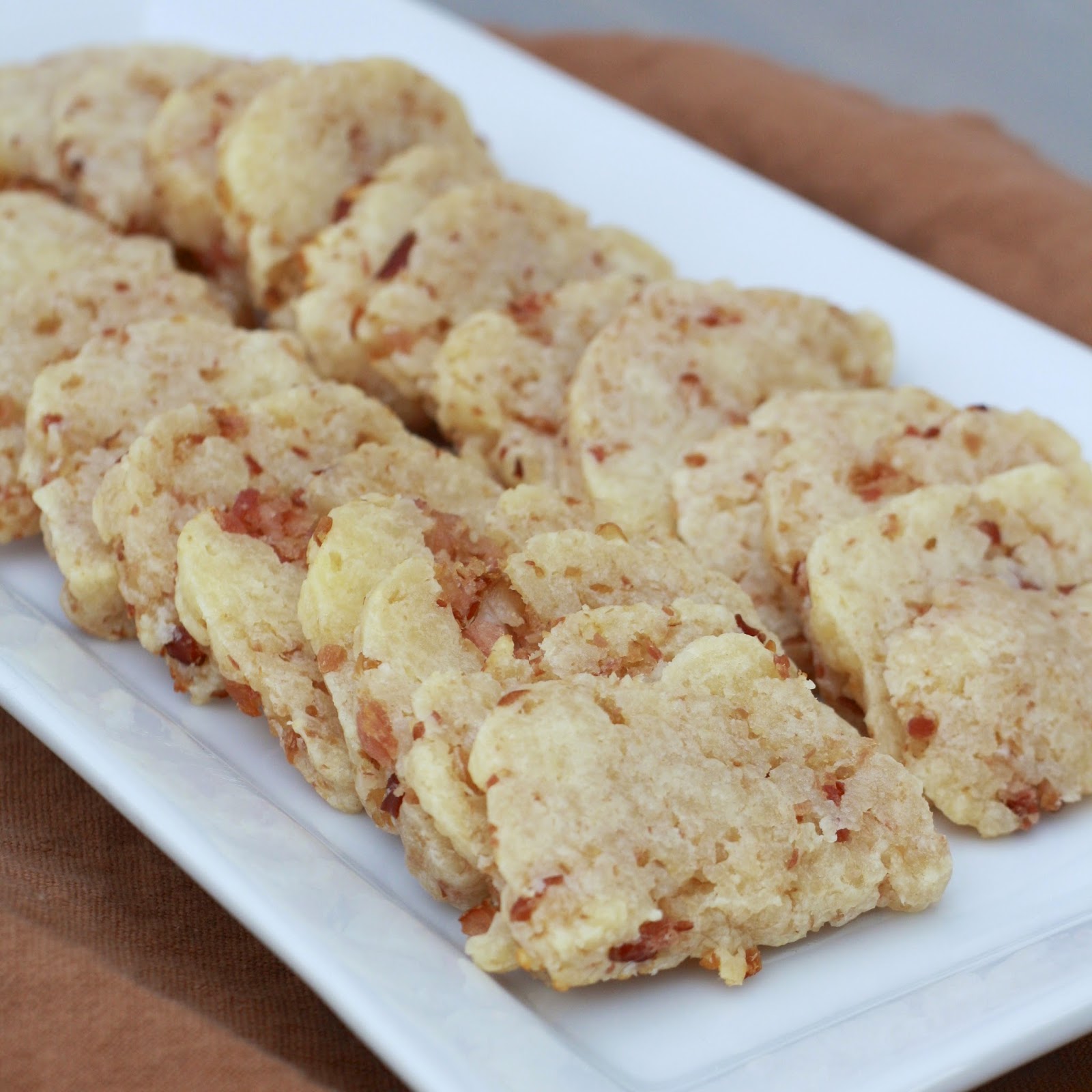 Bacon Parmesan Shortbread | The Sweets Life