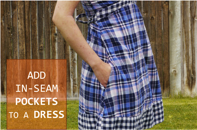 Add In-Seam Pockets to a Dress Tutorial