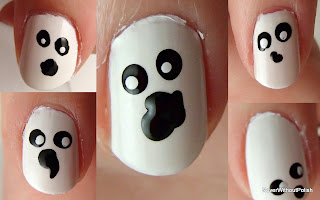Ghosties Nail Art