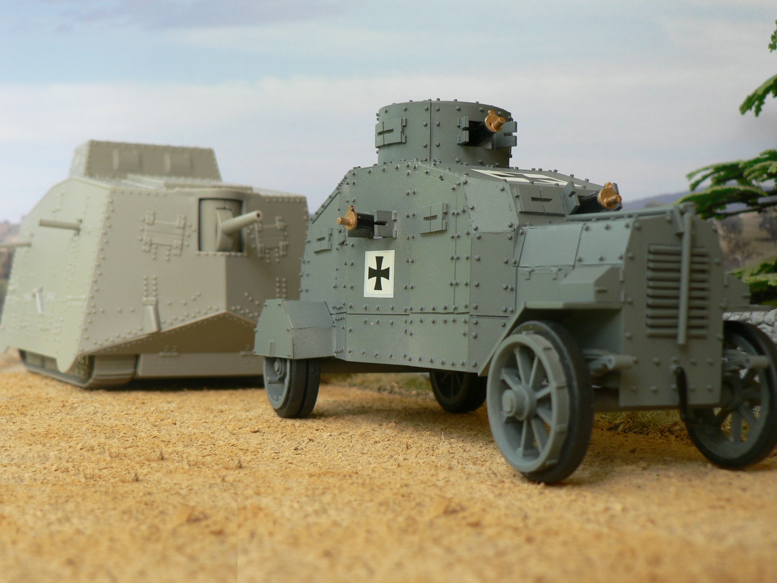 Col's Tanks WW1 German Erhardt/17 Armoured Car.