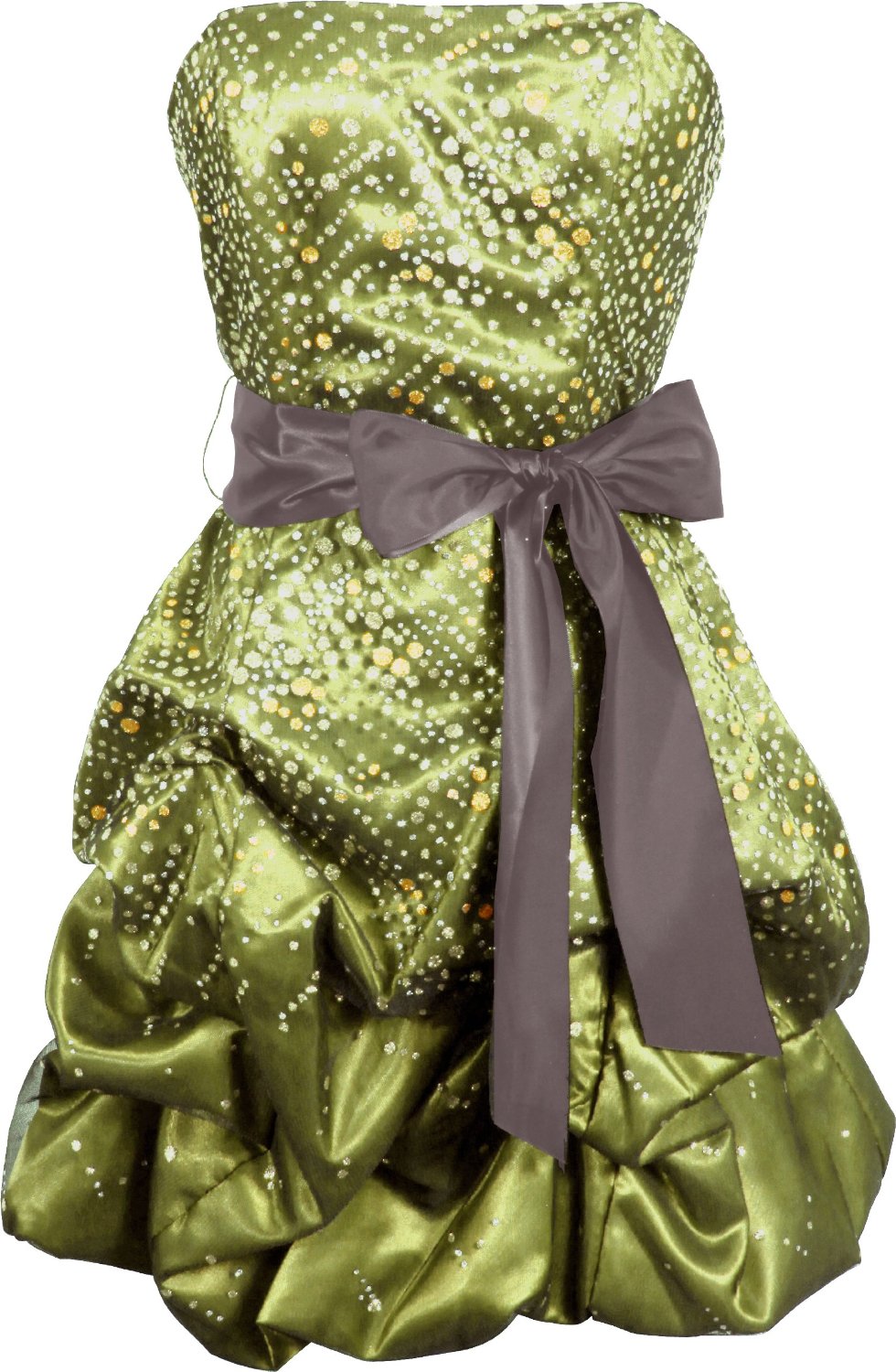 Sparkly prom dress, green bow bubble prom party plus size dress Sparkly prom dress, green bow bubble prom party plus size dress
