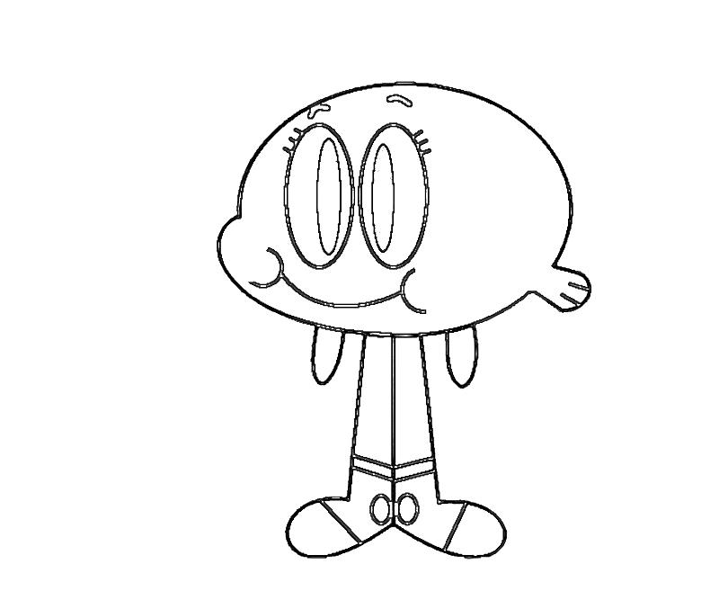 Printable Darwin Watterson Funny Coloring Pages printable-darwin-watterson-funny-coloring-pages