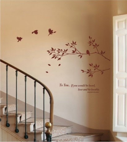 Foundation Dezin Decor Staircase Mural Wall Art