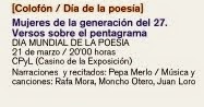 VERSOS SOBRE EL PENTAGRAMA