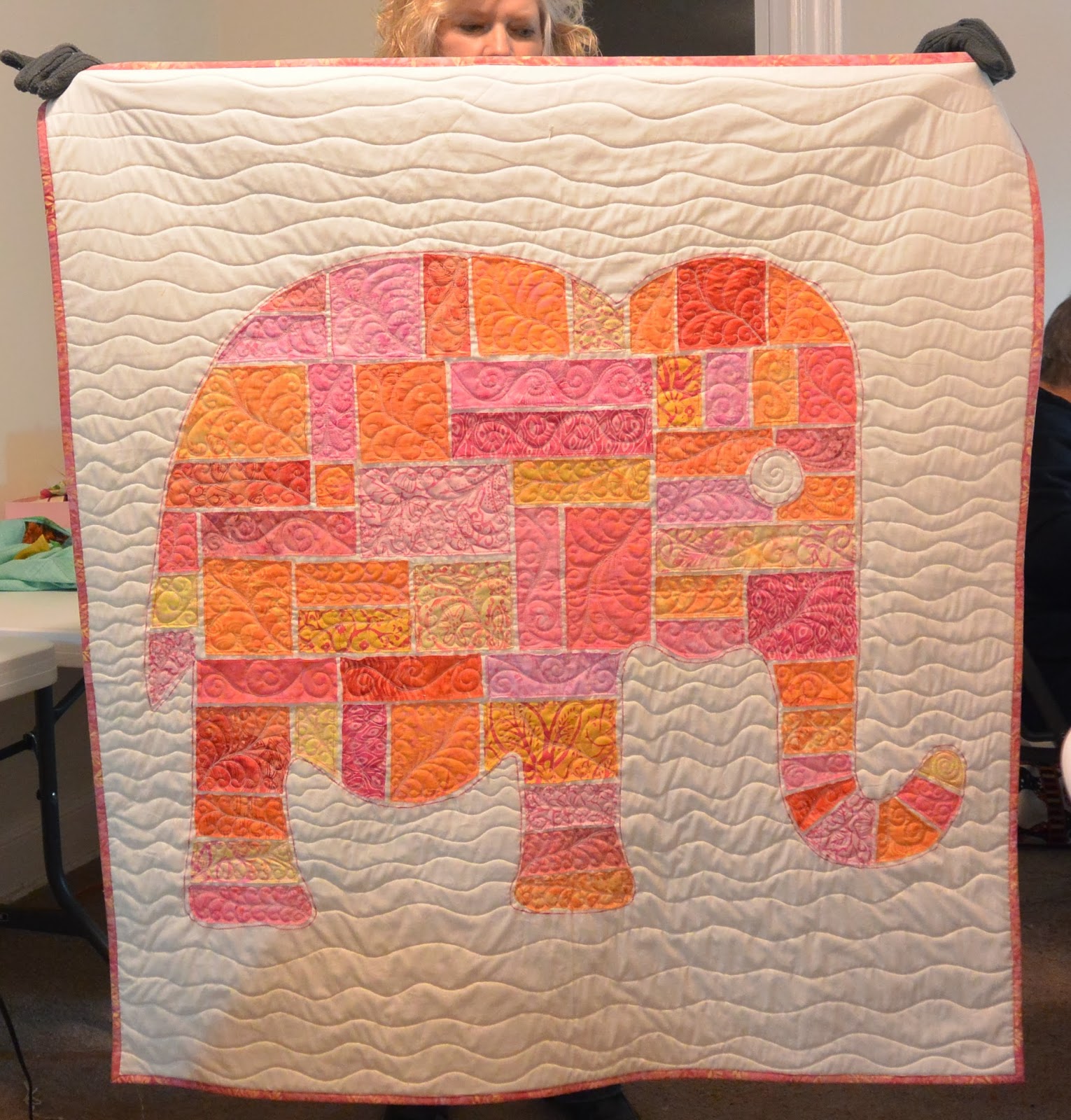 Quilt Vine Baby Elephant Walk
