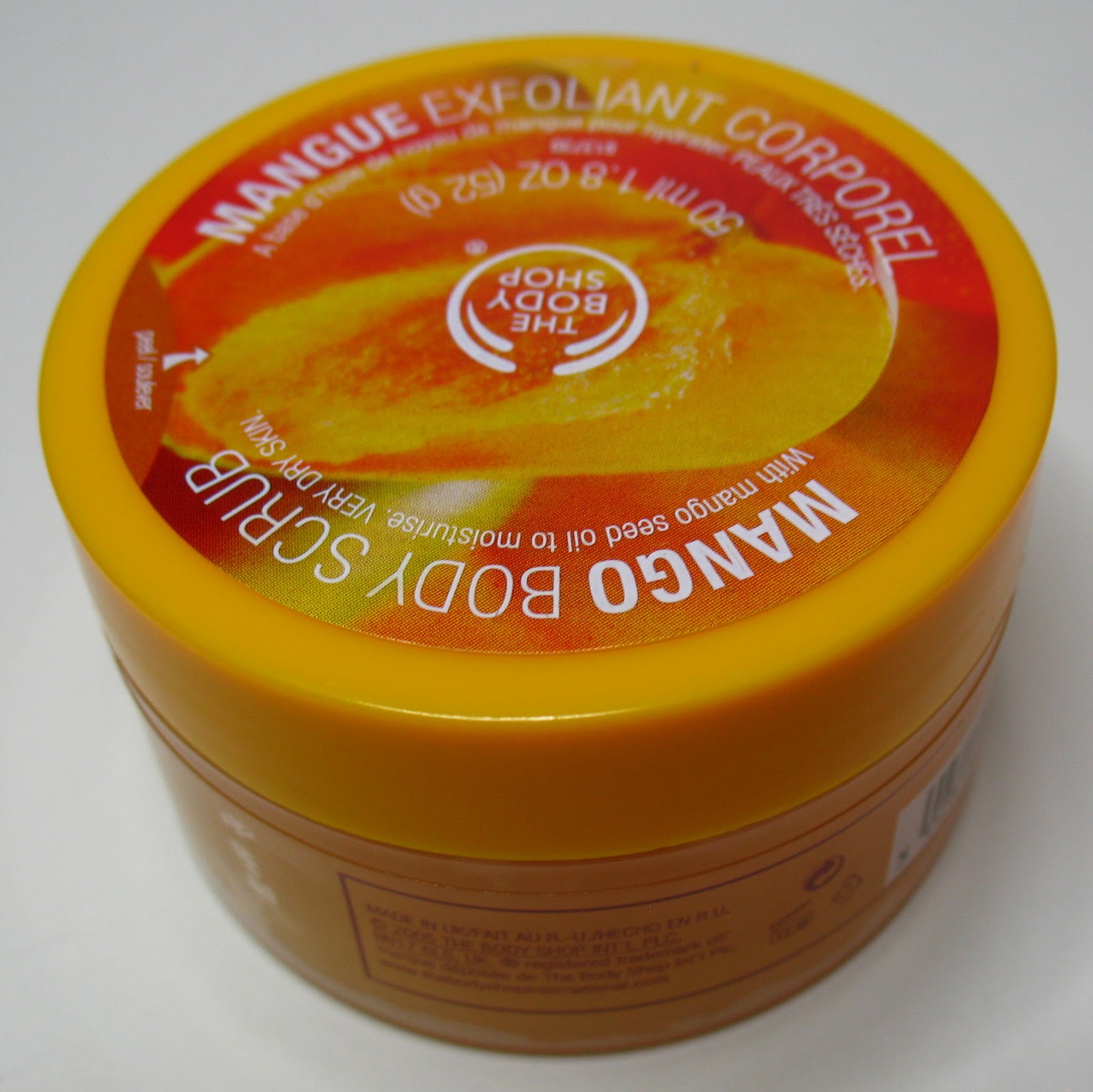 Beyond Just Beauty The Body Shop Mango Body Butter, Body Scrub, and