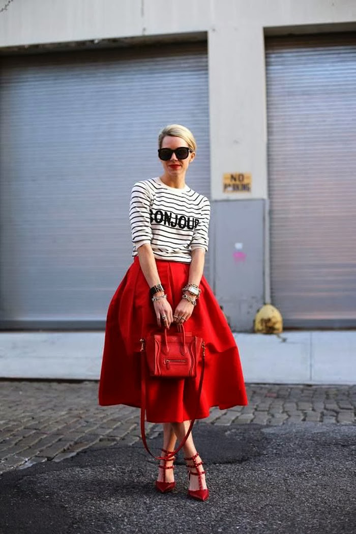ALL THAT SHE WANTS blog de moda Street Style inspiration Midi Skirts