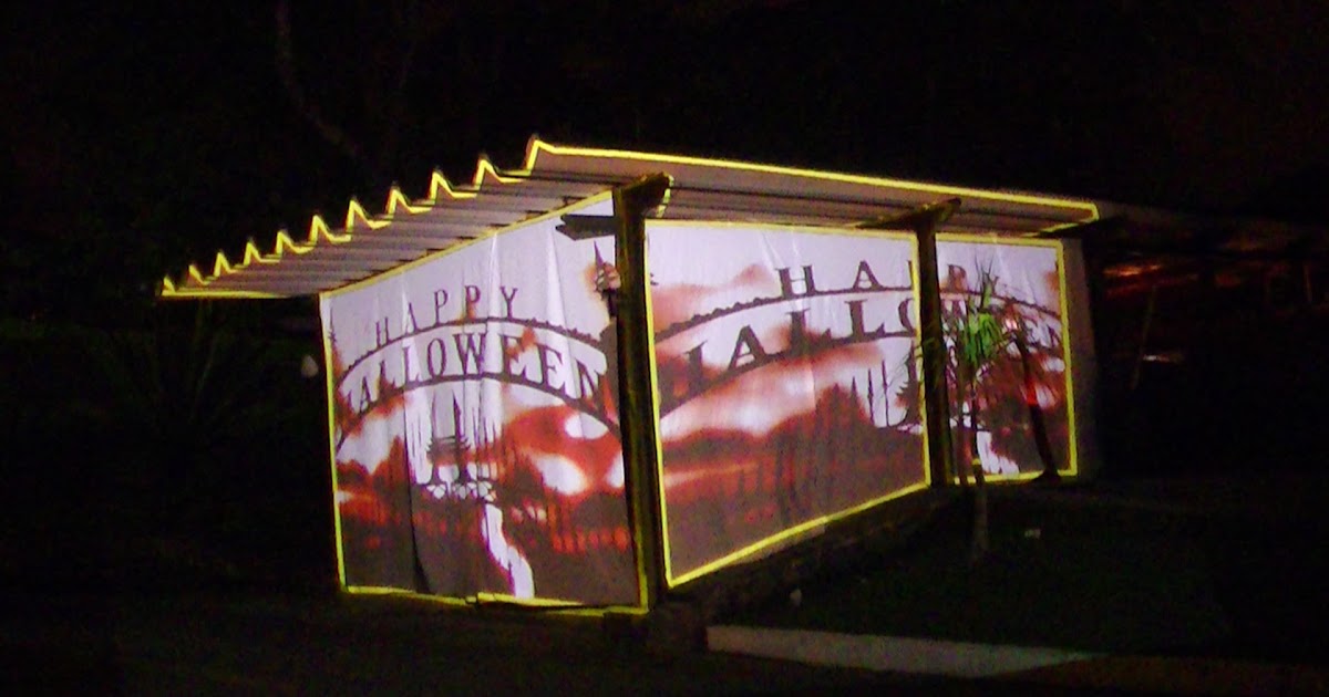 Video Mapping e Afins Vídeo Mapping durante a Festa de Halloween do