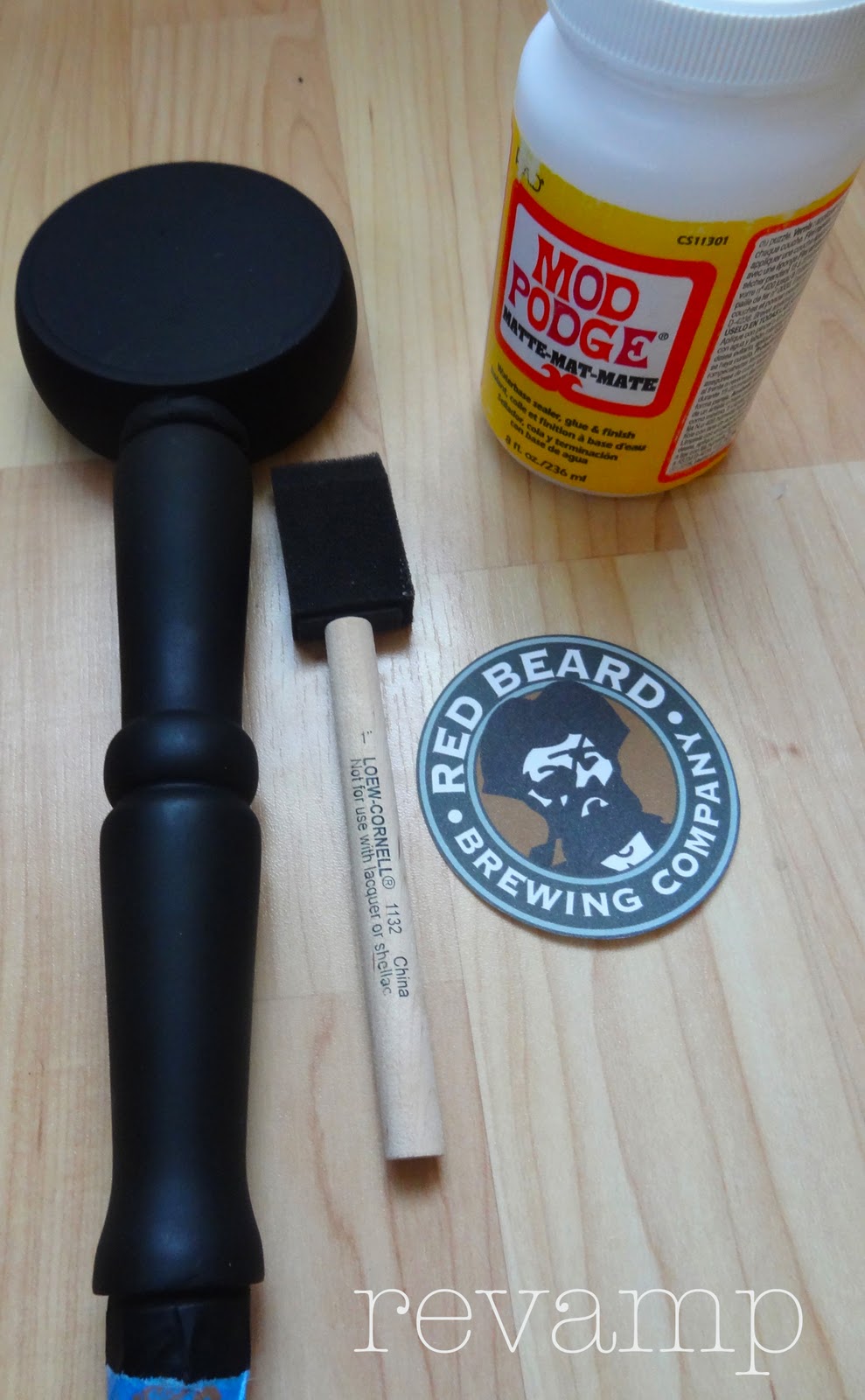 DIY // How To Make a Personalized Tap Handle Revamp Homegoods