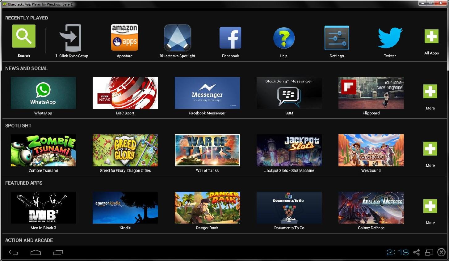 Приложение Bluestacks