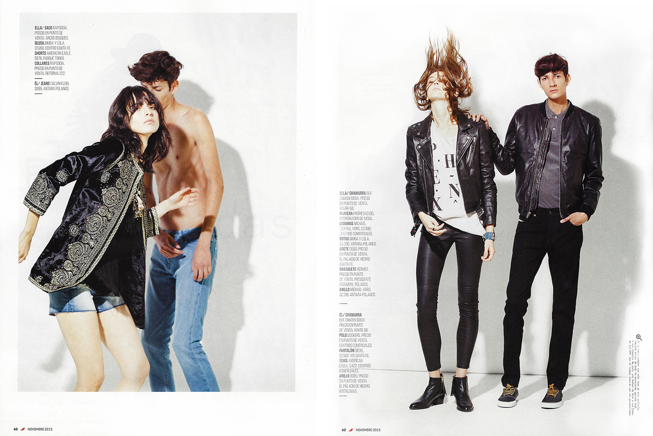 Alexandria Aurelia & Luba Ramírez / Chilango Magazine, November 2015