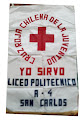 Antiguo estandarte de Cruz Roja Liceano
